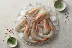 White Prawns Medium-Whole ( Not Cleaned Not Peeled)